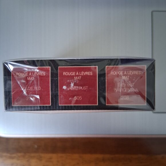 GUCCI Mini Matte Lipstick Set Luxe 3 Piece Collection Set NIB - Picture 4 of 5